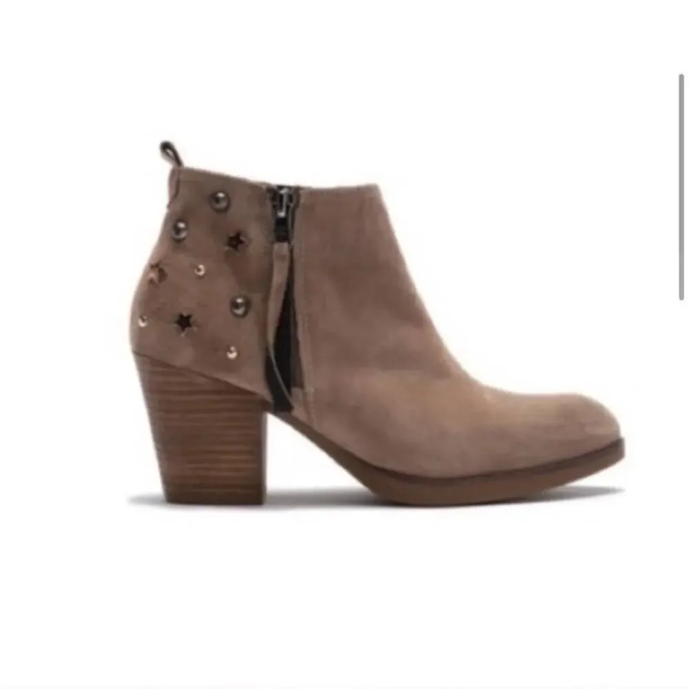 Eric Michael Demi Studded Block Heel Bootie
